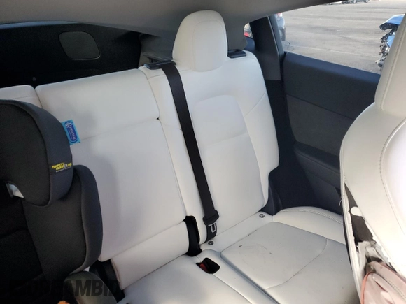 2024 Tesla Model Y Long Range with VIN 7SAYGDEE7RF009984, listed as a Copart auction lot 41662185 with Not Provided miles and Salvage Title. Bid and sale history available at DreamBid. Image 11.