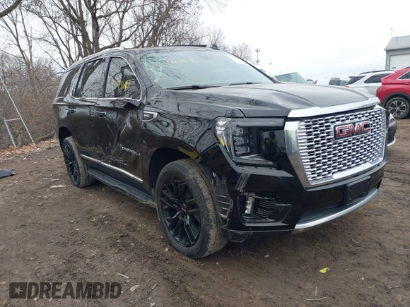 2021 GMC Yukon Denali with VIN 1GKS2DKL2MR474572, listed as a IAAI auction lot 41149462 with 51,888 mi miles. Bid and sale history available at carsss.com. Image 1.