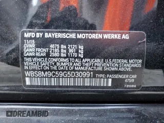 2016 BMW M3 with VIN WBS8M9C59G5D30991, listed as a Copart auction lot 72089932 with 75,583 mi miles. Bid and sale history available at carsss.com. Image 13.