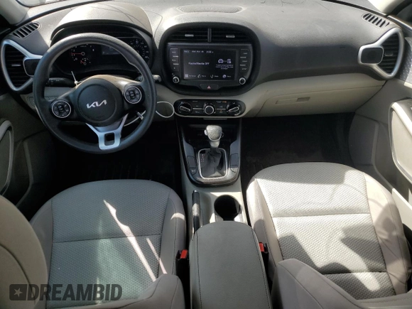 2022 Kia Soul LX with VIN KNDJ23AU8N7157369, listed as a Copart auction lot 48493905 with 104,464 mi miles and Salvage Title. Bid and sale history available at carsss.com. Image 8.