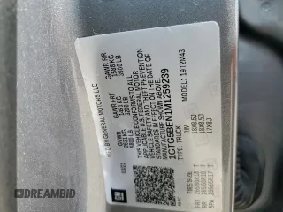 2021 GMC Canyon 2WD Elevation Standard with VIN 1GTG5BEN1M1259239, listed as a Copart auction lot 71401834 with 46,164 mi miles and Salvage Title. Bid and sale history available at carsss.com. Image 12.