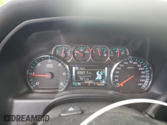 2016 Chevrolet Silverado 1500 LT with VIN 3GCUKREC6GG127747, listed as a Copart auction lot 53934905 with 228,996 mi miles and Salvage Title. Bid and sale history available at DreamBid. Image 9.