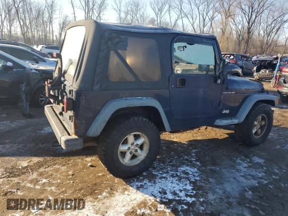 2001 Jeep Wrangler SE with VIN 1J4FA29P11P322524, listed as a Copart auction lot 42051475 with 281,929 mi miles and Clean Title. Bid and sale history available at carsss.com. Image 3.