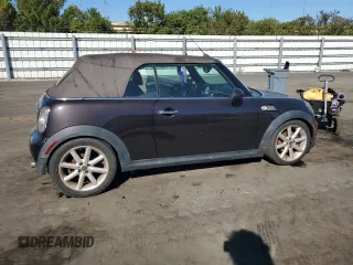 2013 MINI Convertible with VIN WMWZN3C51DT266291, listed as a Copart auction lot 46615095 with 134,832 mi miles and Clean Title. Bid and sale history available at DreamBid. Image 3.