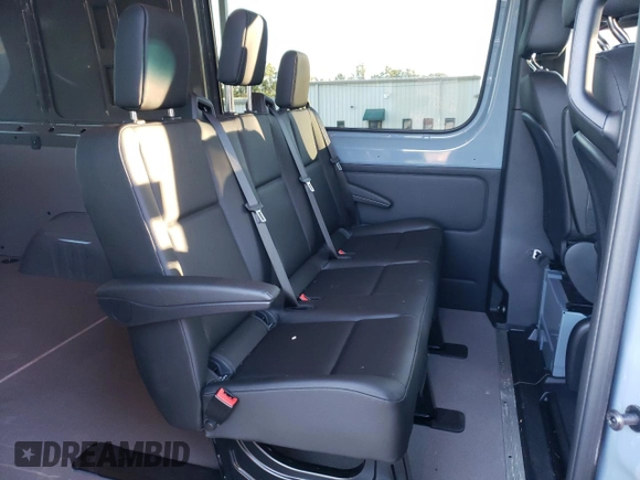 2024 Mercedes-Benz Sprinter Cargo with VIN W1W4NBHY6RP664787, listed as a Copart auction lot 89379995 with 1,366 mi miles and Salvage Title. Bid and sale history available at carsss.com. Image 10.