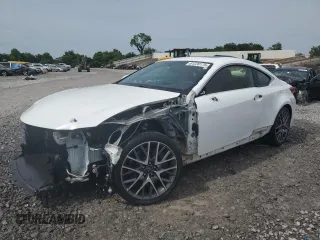2015 Lexus RC 350 F Sport with VIN JTHHE5BC8F5000511, listed as a Copart auction lot 61220175 with 93,587 mi miles and Salvage title. Bid and sale history available at DreamBid. Image 1.