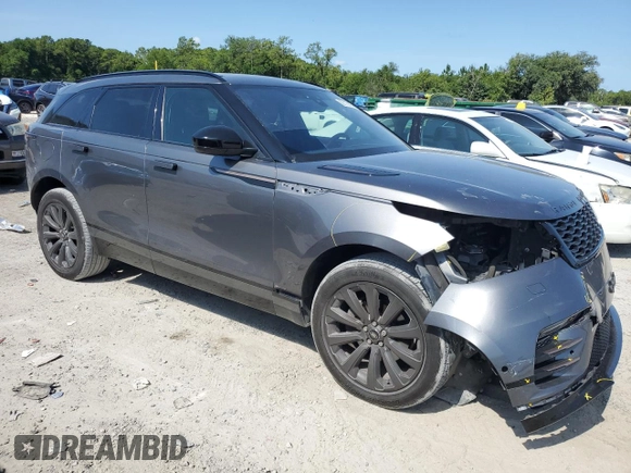 2018 Land Rover Range Rover Velar R-Dynamic SE with VIN SALYL2RN5JA770879, listed as a Copart auction lot 62115015 with 74,656 mi miles and Salvage title. Bid and sale history available at DreamBid. Image 4.