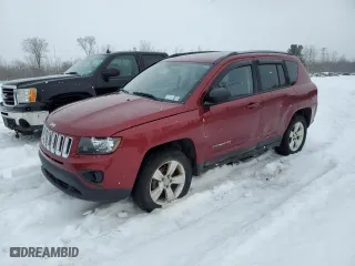 2017 Jeep Compass 75th Anniversary Edition with VIN 1C4NJDBB7HD104465, listed as a Copart auction lot 47433735 with 97,375 mi miles and Salvage Title. Bid and sale history available at carsss.com. Image 1.