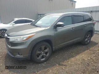2014 Toyota Highlander Limited with VIN 5TDYKRFH8ES010956, listed as a Copart auction lot 59874475 with 69,634 mi miles and Salvage title. Bid and sale history available at DreamBid. Image 1.