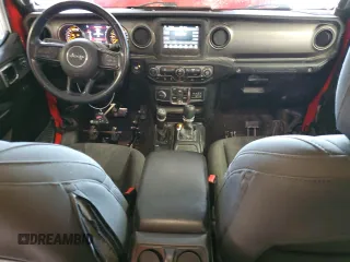 2021 Jeep Wrangler Unlimited Sport Altitude with VIN 1C4HJXDN3MW645713, listed as a Copart auction lot 86292884 with 58,072 mi miles and Salvage title. Bid and sale history available at DreamBid. Image 8.