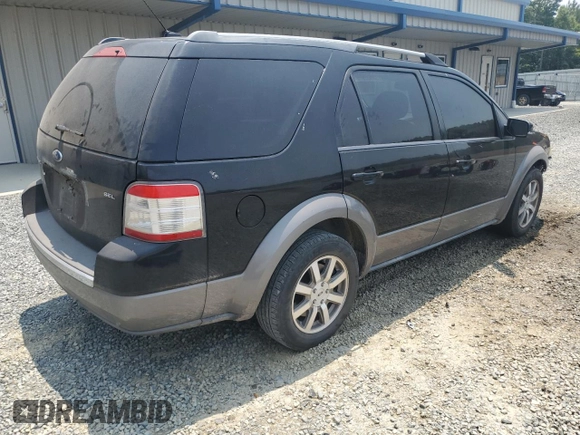 2008 Ford Taurus X SEL with VIN 1FMDK02W08GA29428, listed as a Copart auction lot 58902675 with 256,008 mi miles and Salvage title. Bid and sale history available at DreamBid. Image 3.
