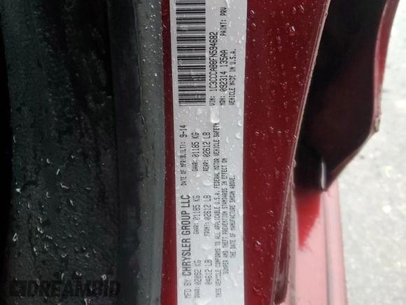 2015 Chrysler 200 Limited with VIN 1C3CCCAB8FN594682, listed as a Copart auction lot 55976045 with 135,765 mi miles and Salvage title. Bid and sale history available at DreamBid. Image 12.