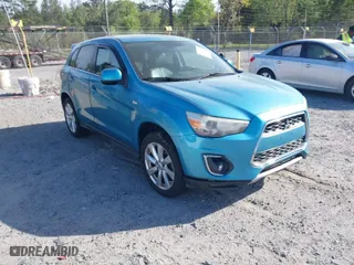 2013 Mitsubishi Outlander Sport SE with VIN 4A4AR4AU3DE017685, listed as a IAAI auction lot 41957800 with 139,126 mi miles. Bid and sale history available at carsss.com. Image 1.