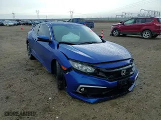 2019 Honda Civic Coupe EX with VIN 2HGFC3B33KH352595, listed as a Copart auction lot 41342935 with 78,047 mi miles and Salvage Title. Bid and sale history available at carsss.com. Image 10.