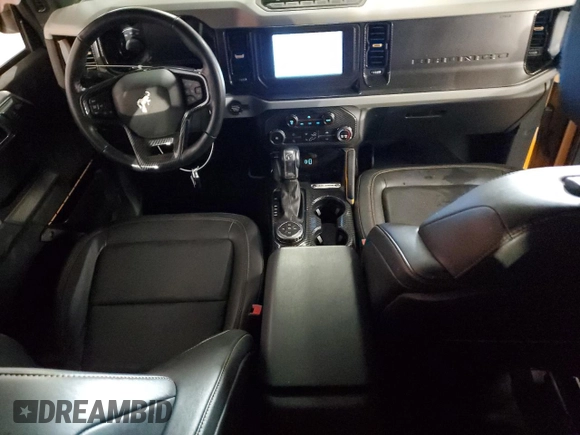 2021 Ford Bronco with VIN 1FMEE5DH6MLA64578, listed as a Copart auction lot 86190584 with 75,313 mi miles and Salvage Title. Bid and sale history available at carsss.com. Image 8.