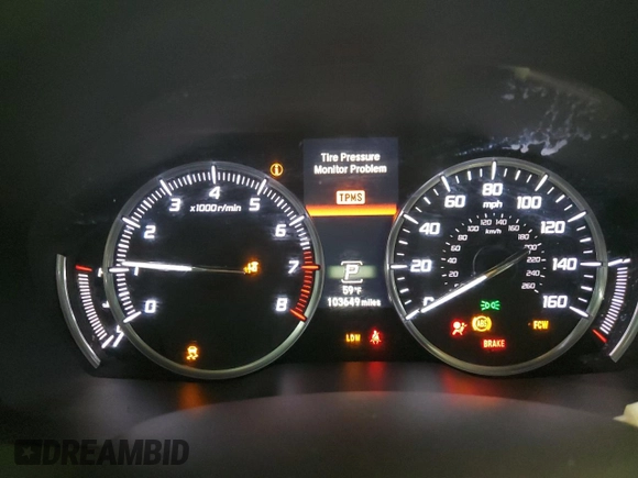 2015 Acura MDX Technology z VIN 5FRYD3H49FB004881, wystawiony jako Copart lot #54577125 z przebiegiem 103 649 mil mil oraz Szkoda całkowita • Salvage title. Historia ofert i sprzedaży dostępna na DreamBid. Obrazek 9.