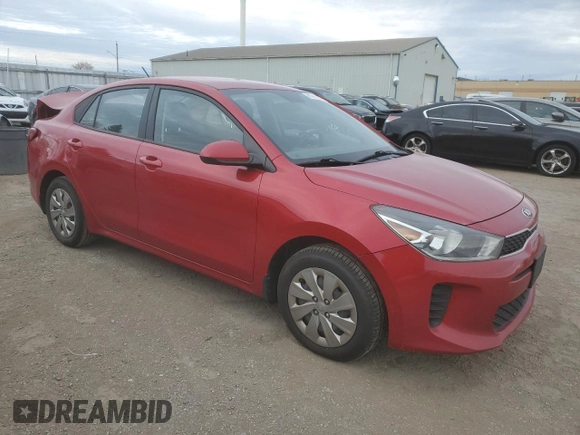 2018 Kia Rio LX with VIN 3KPA24ABXJE124243, listed as a Copart auction lot 81192294 with 140,565 mi miles and Salvage Title. Bid and sale history available at carsss.com. Image 4.