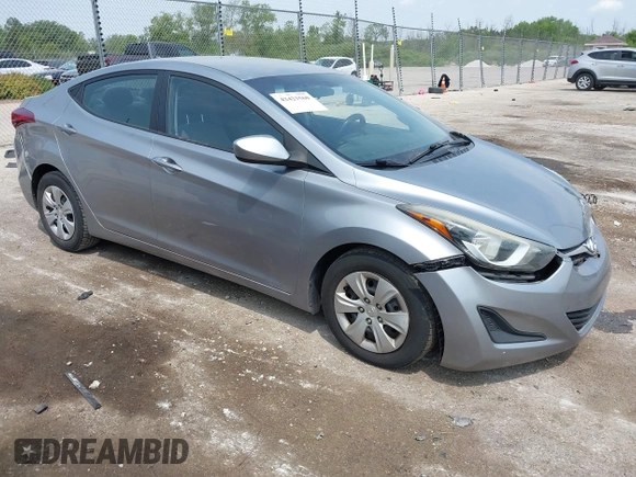 2016 Hyundai Elantra SE with VIN 5NPDH4AE4GH752857, listed as a IAAI auction lot 42421560 with 200,290 mi miles and . Bid and sale history available at DreamBid. Image 1.