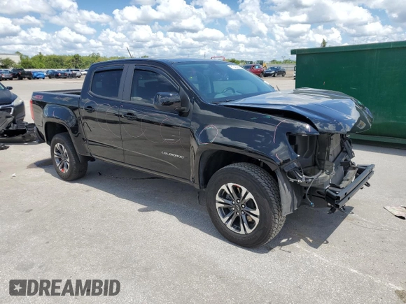2022 Chevrolet Colorado 2WD Z71 with VIN 1GCGSDEN3N1203499, listed as a Copart auction lot 61243365 with 22,903 mi miles and Salvage title. Bid and sale history available at DreamBid. Image 4.