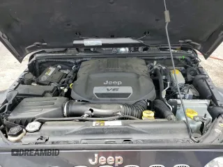 2016 Jeep Wrangler Unlimited Sahara с VIN 1C4BJWEG5GL221827, выставлен на аукционе Copart как лот 60411625 с пробегом 65 405 миль миль и Списание • Salvage title. История ставок и продаж доступна на DreamBid. Изображение 11.