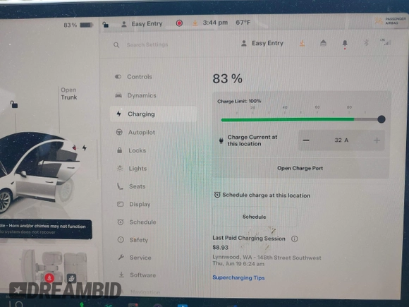 2023 Tesla Model 3 z VIN 5YJ3E1EA9PF431356, wystawiony jako IAAI lot #42620155 z przebiegiem 101 626 mil mil oraz . Historia ofert i sprzedaży dostępna na DreamBid. Obrazek 18.