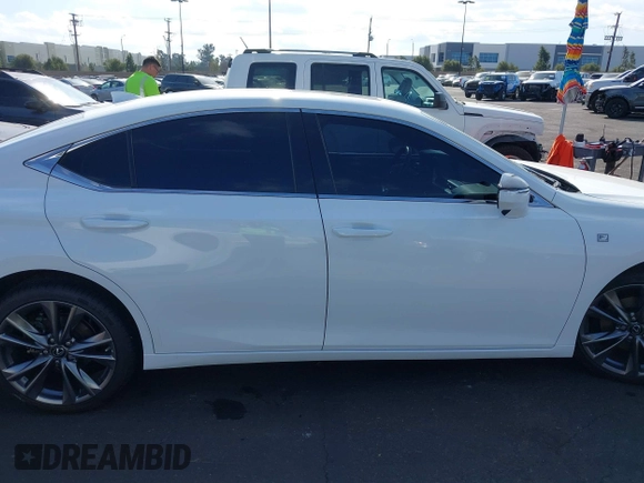 2021 Lexus ES 350 F Sport with VIN 58AGZ1B1XMU098201, listed as a IAAI auction lot 41366417 with 66,631 mi miles and . Bid and sale history available at DreamBid. Image 13.