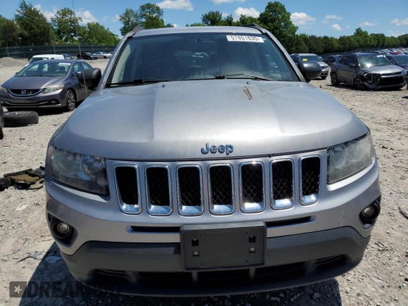 2016 Jeep Compass Sport with VIN 1C4NJDBB9GD631471, listed as a Copart auction lot 57851835 with 78,620 mi miles and Salvage title. Bid and sale history available at DreamBid. Image 5.