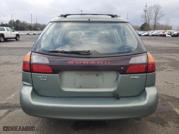 2003 Subaru Legacy Wagon L with VIN 4S3BH635437307310, listed as a Copart auction lot 86441624 with 136,189 mi miles and Salvage Title. Bid and sale history available at carsss.com. Image 6.