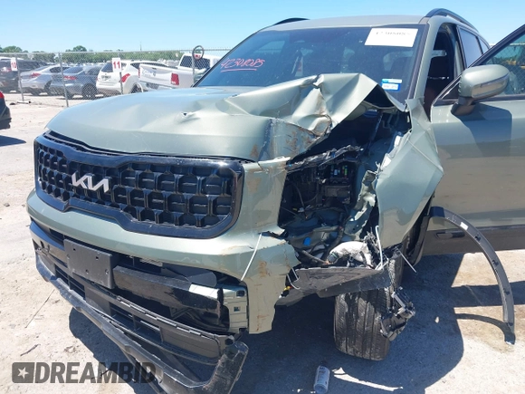 2024 Kia Telluride EX with VIN 5XYP3DGC8RG441640, listed as a IAAI auction lot 42308085 with Not provided miles and . Bid and sale history available at DreamBid. Image 6.