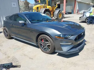 2019 Ford Mustang GT with VIN 1FA6P8CFXK5178319, listed as a IAAI auction lot 41846589 with 80,255 mi miles. Bid and sale history available at carsss.com. Image 1.