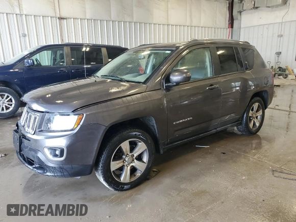 2017 Jeep Compass High Altitude with VIN 1C4NJDEB6HD152471, listed as a Copart auction lot 57475915 with 112,630 mi miles and Clean title. Bid and sale history available at DreamBid. Image 1.