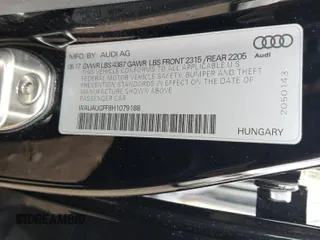 2017 Audi A3 Sedan Premium with VIN WAUAUGFF8H1079188, listed as a Copart auction lot 55514484 with 78,242 mi miles. Bid and sale history available at carsss.com. Image 14.