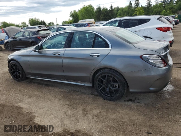 2018 Mercedes-Benz C 300 with VIN 55SWF4KB4JU275029, listed as a Copart auction lot 60671925 with 86,508 mi miles and Salvage title. Bid and sale history available at DreamBid. Image 2.