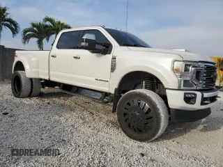 2020 Ford F-350 XL with VIN 1FT8W3DT5LEE93088, listed as a Copart auction lot 50493795 with 34,500 mi miles and Non Repairable. Bid and sale history available at DreamBid. Image 4.