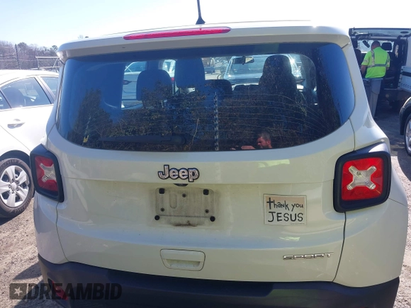 2019 Jeep Renegade Sport with VIN ZACNJAAB4KPK78094, listed as a IAAI auction lot 41541505 with 137,920 mi miles and . Bid and sale history available at DreamBid. Image 16.