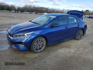 2024 Kia Forte GT with VIN 3KPF44AC7RE797706, listed as a Copart auction lot 46512005 with 2,259 mi miles and Salvage Title. Bid and sale history available at carsss.com. Image 1.