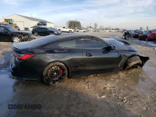 2022 BMW M4 Competition xDrive with VIN WBS43AZ0XNCJ20193, listed as a Copart auction lot 72591002 with 0 mi miles. Bid and sale history available at carsss.com. Image 3.