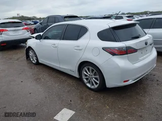 2013 Lexus CT 200h Hybrid with VIN JTHKD5BH7D2149186, listed as a IAAI auction lot 41903180 with 133,373 mi miles. Bid and sale history available at carsss.com. Image 3.