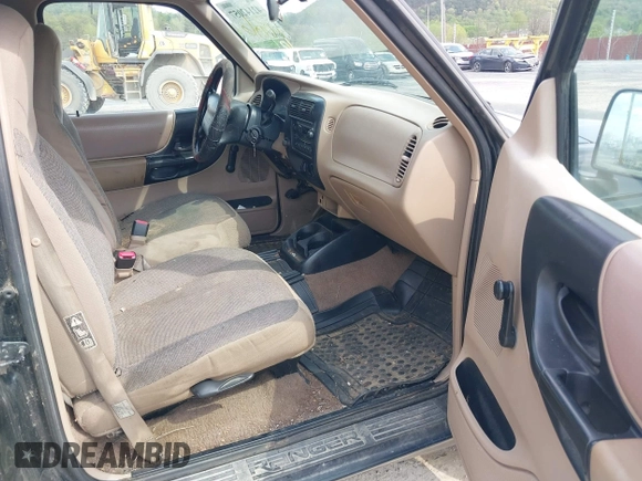 2000 Ford Ranger XL with VIN 1FTYR10C2YTA36906, listed as a IAAI auction lot 42142057 with 160,190 mi miles. Bid and sale history available at carsss.com. Image 5.