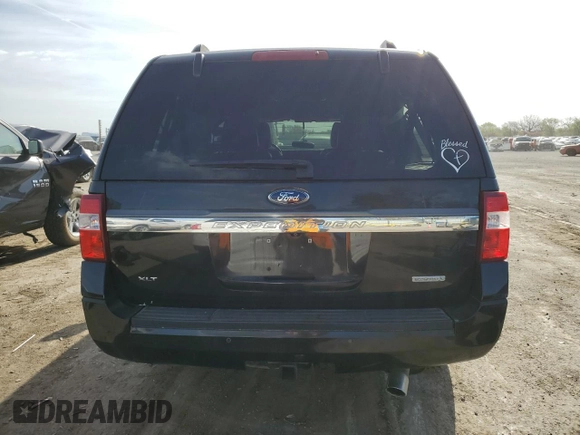 2015 Ford Expedition Max XLT with VIN 1FMJK1JT8FEF11525, listed as a Copart auction lot 52504515 with 157,248 mi miles and Salvage title. Bid and sale history available at DreamBid. Image 6.