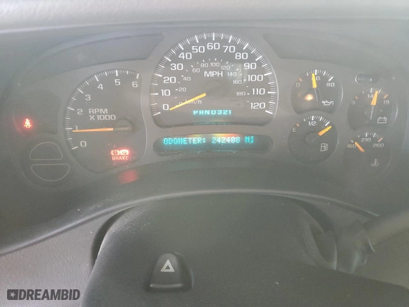 2003 Chevrolet Tahoe LS with VIN 1GNEC13V23J332070, listed as a Copart auction lot 49641465 with 242,408 mi miles and Clean Title. Bid and sale history available at carsss.com. Image 9.