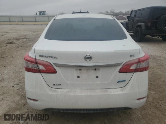 2014 Nissan Sentra SV with VIN 3N1AB7AP2EL646933, listed as a Copart auction lot 85564644 with 184,096 mi miles and Salvage Title. Bid and sale history available at DreamBid. Image 6.