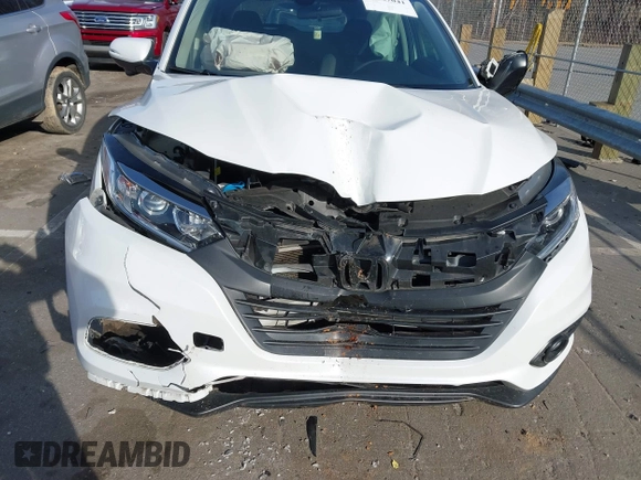 2019 Honda HR-V EX with VIN 3CZRU5H51KM726033, listed as a IAAI auction lot 41607041 with 73,220 mi miles. Bid and sale history available at carsss.com. Image 6.