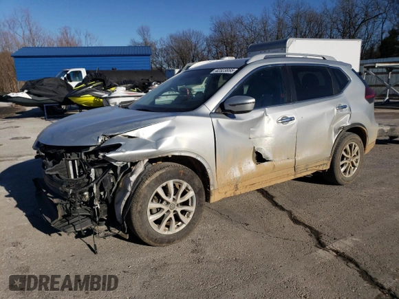 2019 Nissan Rogue SV with VIN 5N1AT2MT0KC752712, listed as a Copart auction lot 42323855 with 77,787 mi miles and Salvage Title. Bid and sale history available at DreamBid. Image 1.