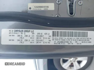 2012 Jeep Patriot Sport с VIN 1C4NJRBB6CD672406, выставлен на аукционе IAAI как лот 42473526 с пробегом 55 713 миль миль и . История ставок и продаж доступна на DreamBid. Изображение 9.