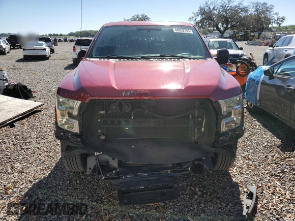 2017 Ford F-150 XL with VIN 1FTEX1CP5HKE06792, listed as a Copart auction lot 48652755 with 119,797 mi miles and Salvage Title. Bid and sale history available at carsss.com. Image 5.