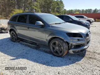 2015 Audi Q7 3.0T S line Prestige with VIN WA1DGAFE0FD012991, listed as a Copart auction lot 46693545 with 154,427 mi miles and Salvage Title. Bid and sale history available at carsss.com. Image 4.