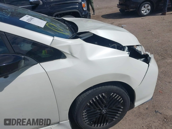 2023 Nissan LEAF SV Plus with VIN 1N4CZ1CV4PC557184, listed as a IAAI auction lot 42034042 with 12,037 mi miles and . Bid and sale history available at DreamBid. Image 19.