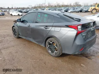 2020 Toyota Prius L Eco with VIN JTDKARFU5L3117919, listed as a IAAI auction lot 41686815 with 154,128 mi miles. Bid and sale history available at carsss.com. Image 3.