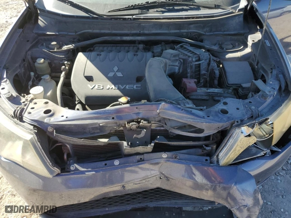 2007 Mitsubishi Outlander ES with VIN JA4MS31X07U009206, listed as a Copart auction lot 41582285 with 166,444 mi miles and Salvage Title. Bid and sale history available at carsss.com. Image 13.